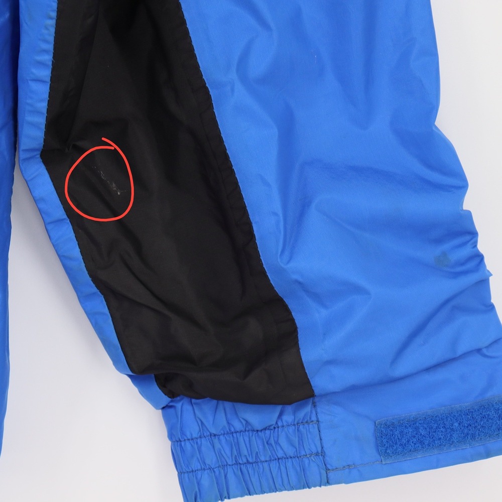 The North Face Vintage Gore-Tex Anorak Colorblock Jacket Mens XS Blue Yellow - Picture 12 of 12